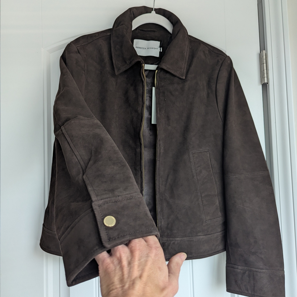 Rebecca Minkoff Brown Suede Jacket